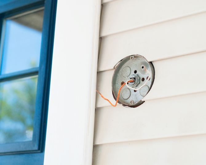How To Install An Exterior Lighting Fixture Angi Angie S List Install An Exterior Lighting Fixture, How To Install An Outdoor Light Fixture Box